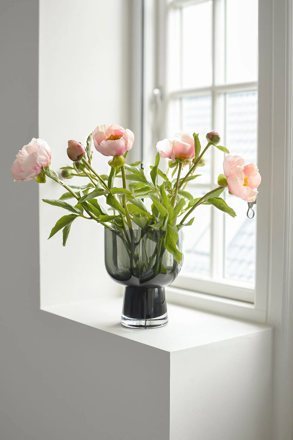 Bahne Interior  Vase opsats, grå - H24,5cm