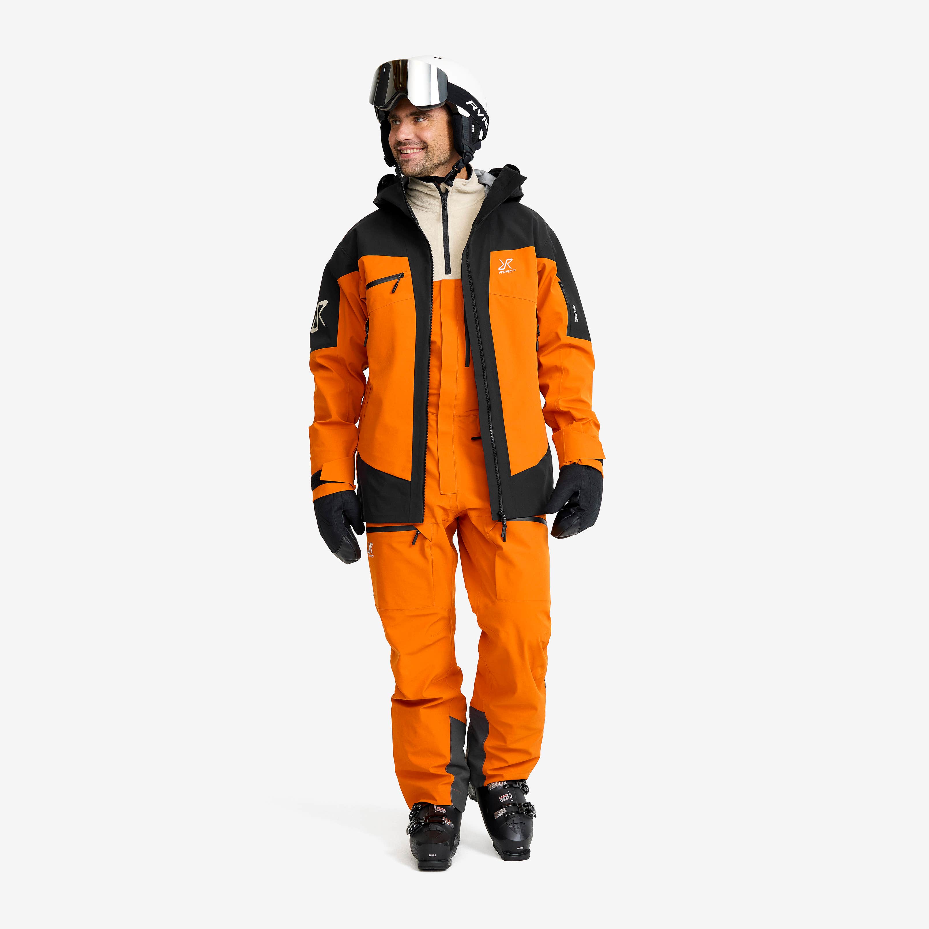 Atlas 3L Ski Jacket Herre Hawaiian Sunset/Black