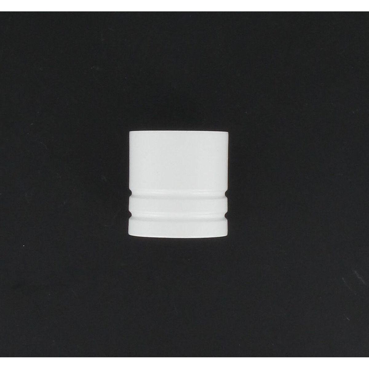 EMBOUT BOUCHON X 2 D28 BLANC