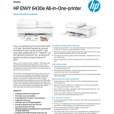 HP Envy 6430e printer