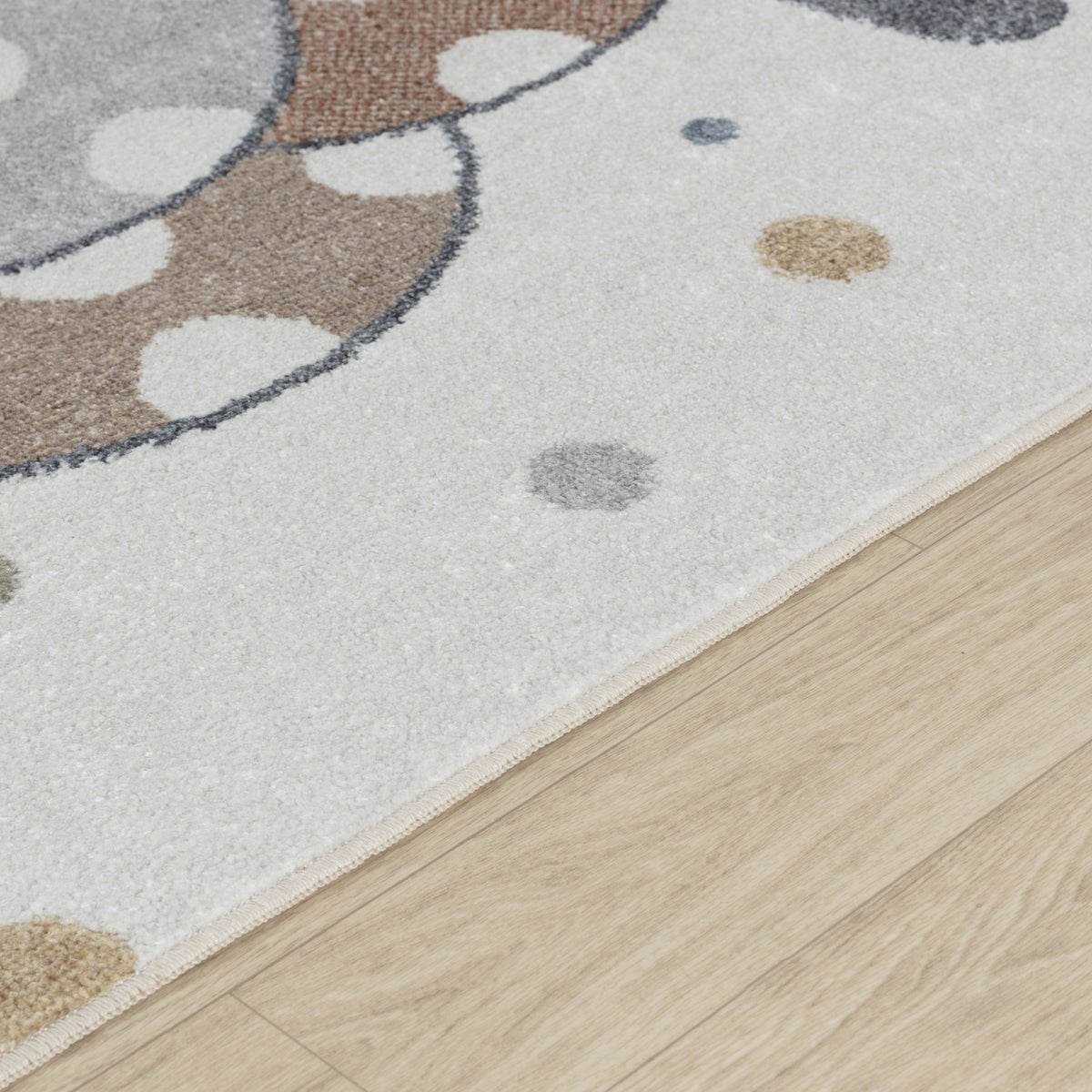Machinewasbaar kinderkleed met ballonnen, veelkleurig/beige, 80x150 cm, STELLA