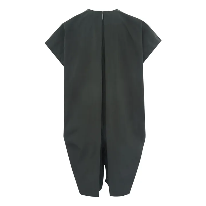 Black Crane Combishort Col V | Gris charbon