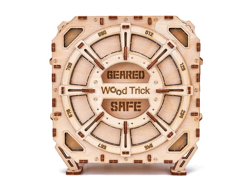 WoodTrick Bausatz Mechanischer Safe Tresor 3D Bausatz aus Holz