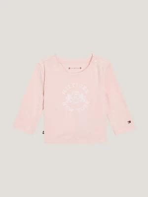 Camiseta de manga comprida com o logotipo da Varsity Stamp