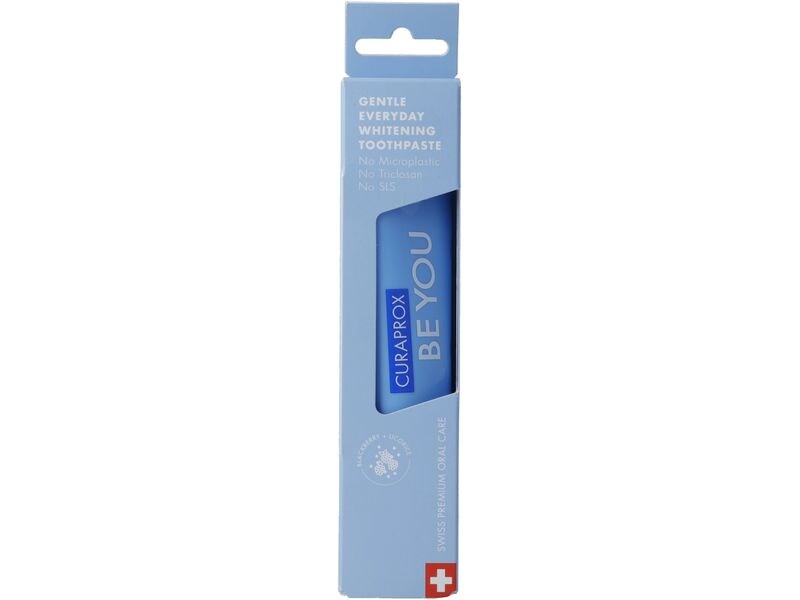 CURAPROX Zahnpasta Be you Brombeere Lakrit 60 ml Zahnpflege für sanfte Reinigung der Zähne