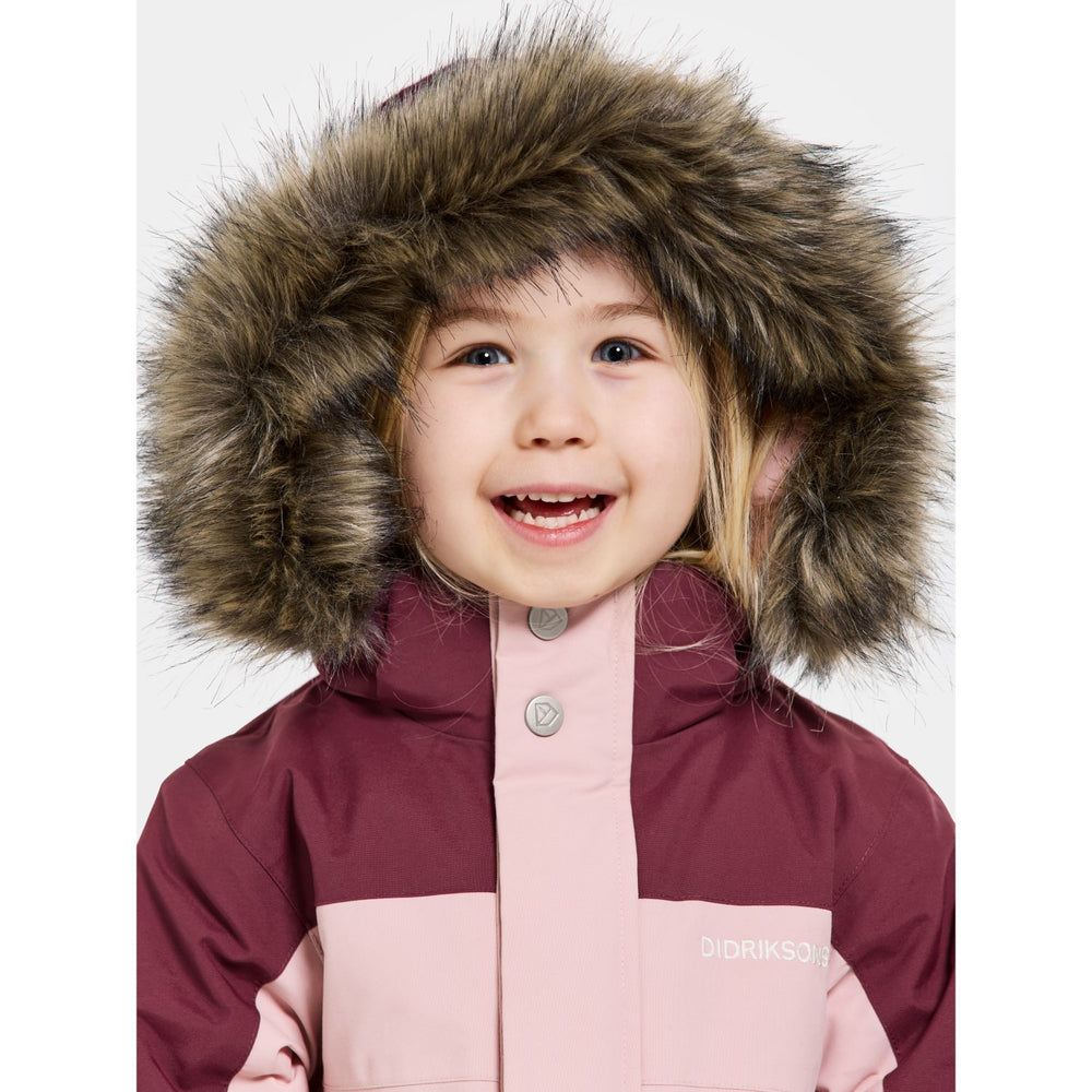 Køb Didriksons Dusty Pink Bjärven Kids Flyverdragt 8 | Luksusbaby