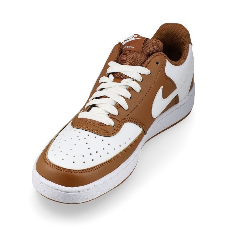 Nike Chaussures Court Vision Low Next Nature - British Tan/Blanc Femme