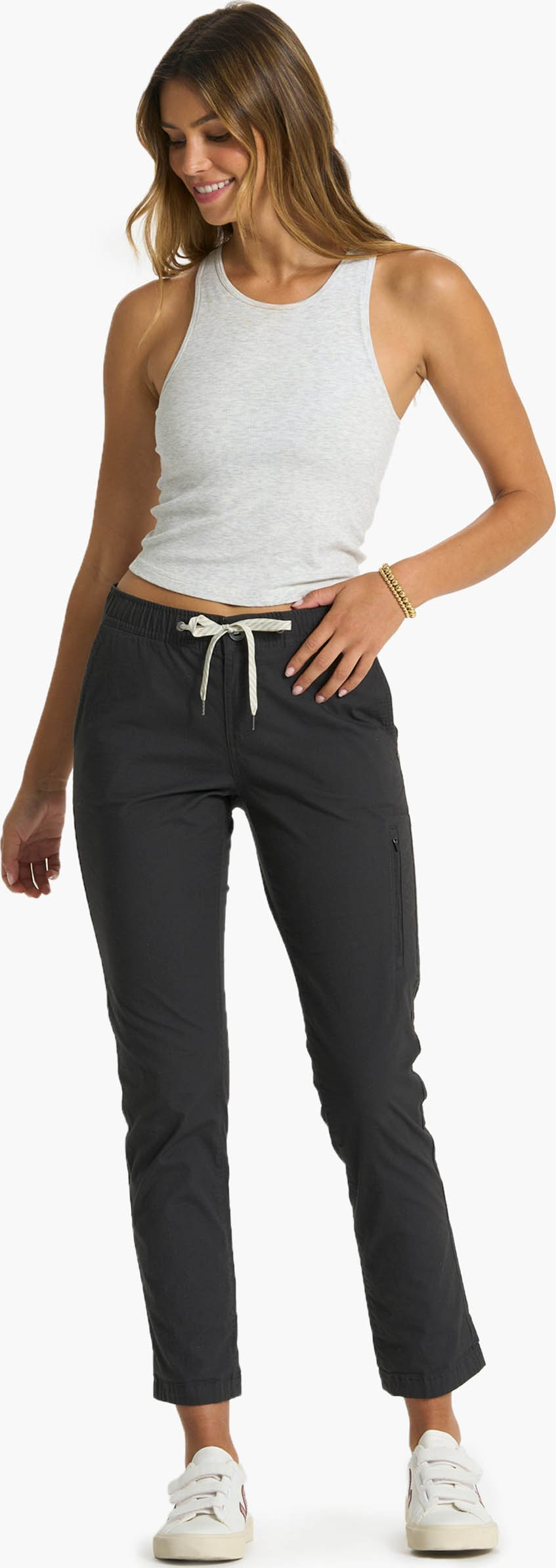 Pose Plyo Tank Dame WHG/White Heather Grey