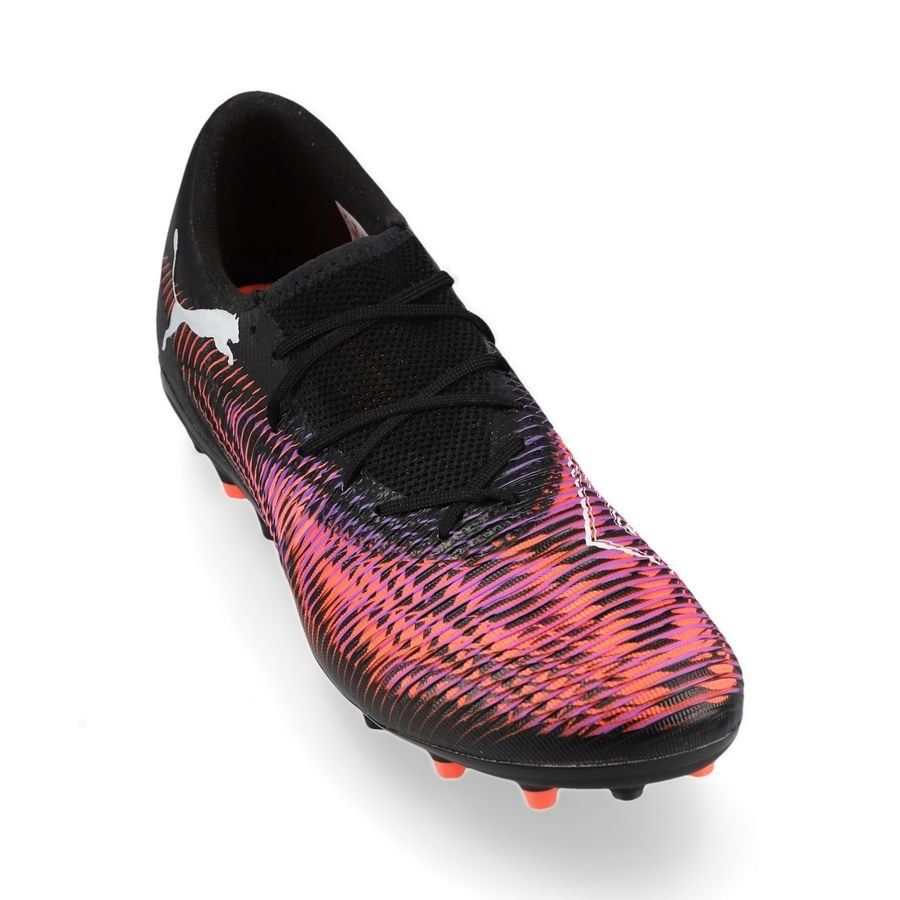 PUMA Future 8 Match Low MG Unlimited - Noir/Blanc/Glowing Red