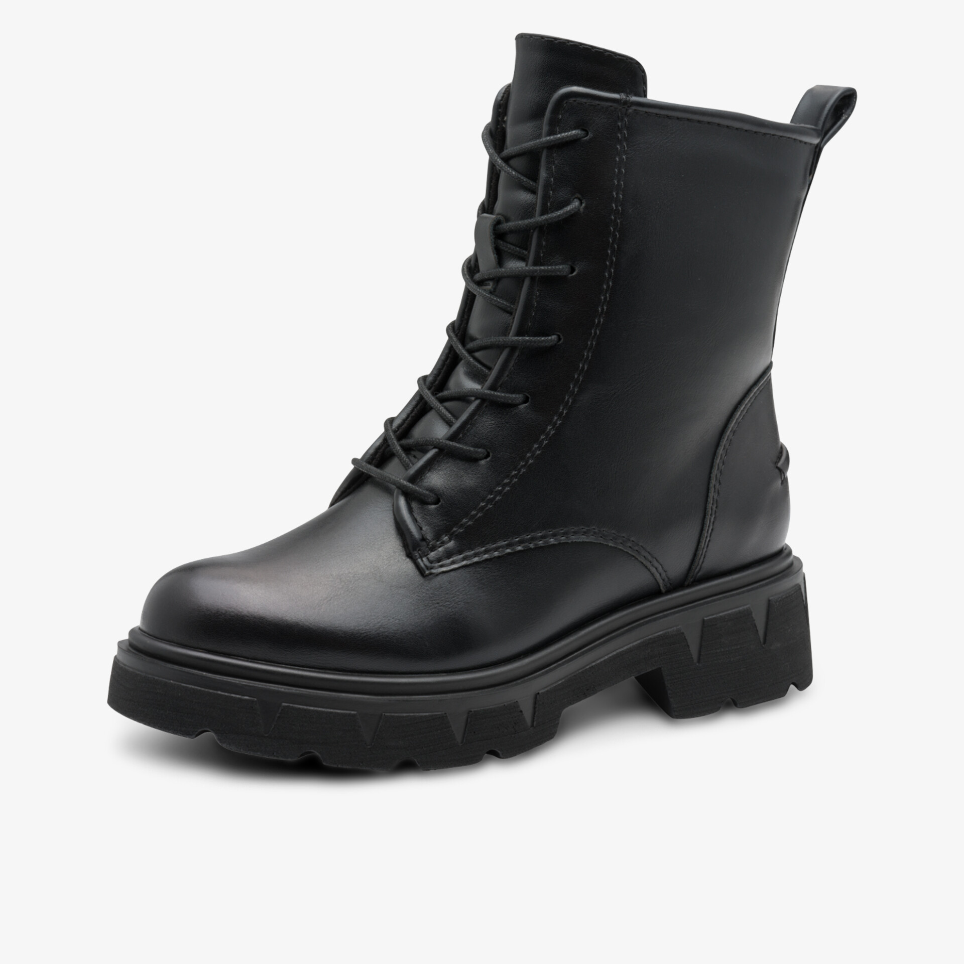 MARCO TOZZI Damen Schnürstiefeletten schwarz