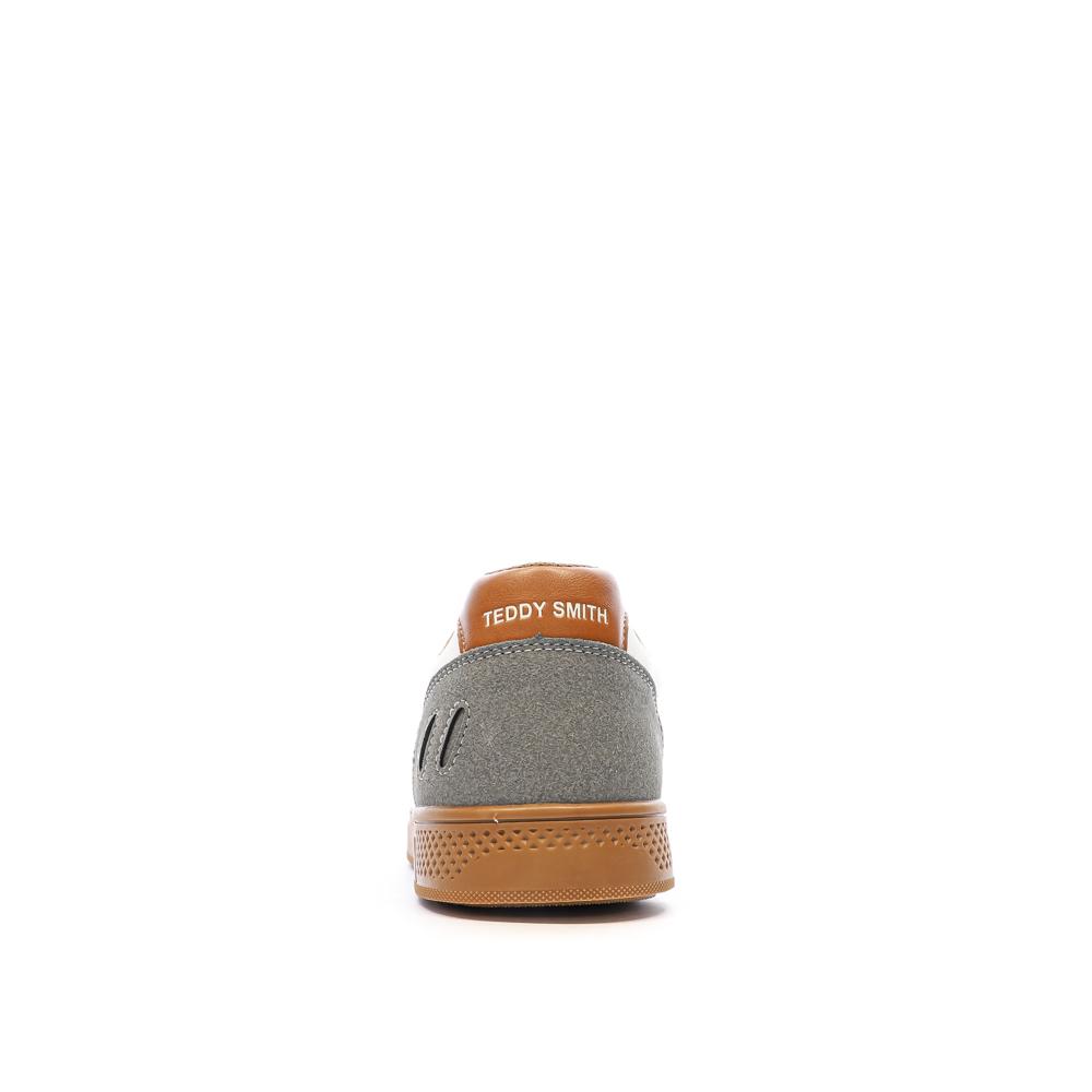 Teddy Smith Baskets Blanches/Camel Homme Teddy Smith White Pu