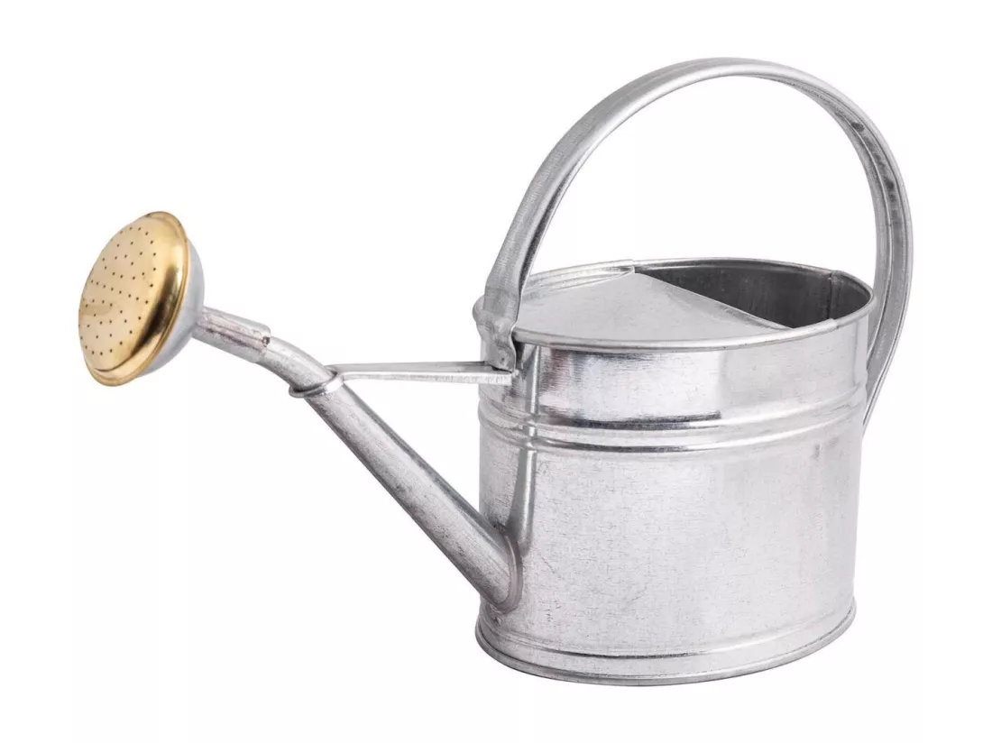 Arrosoir en acier galvanisé avec pomme 1.75 litres
