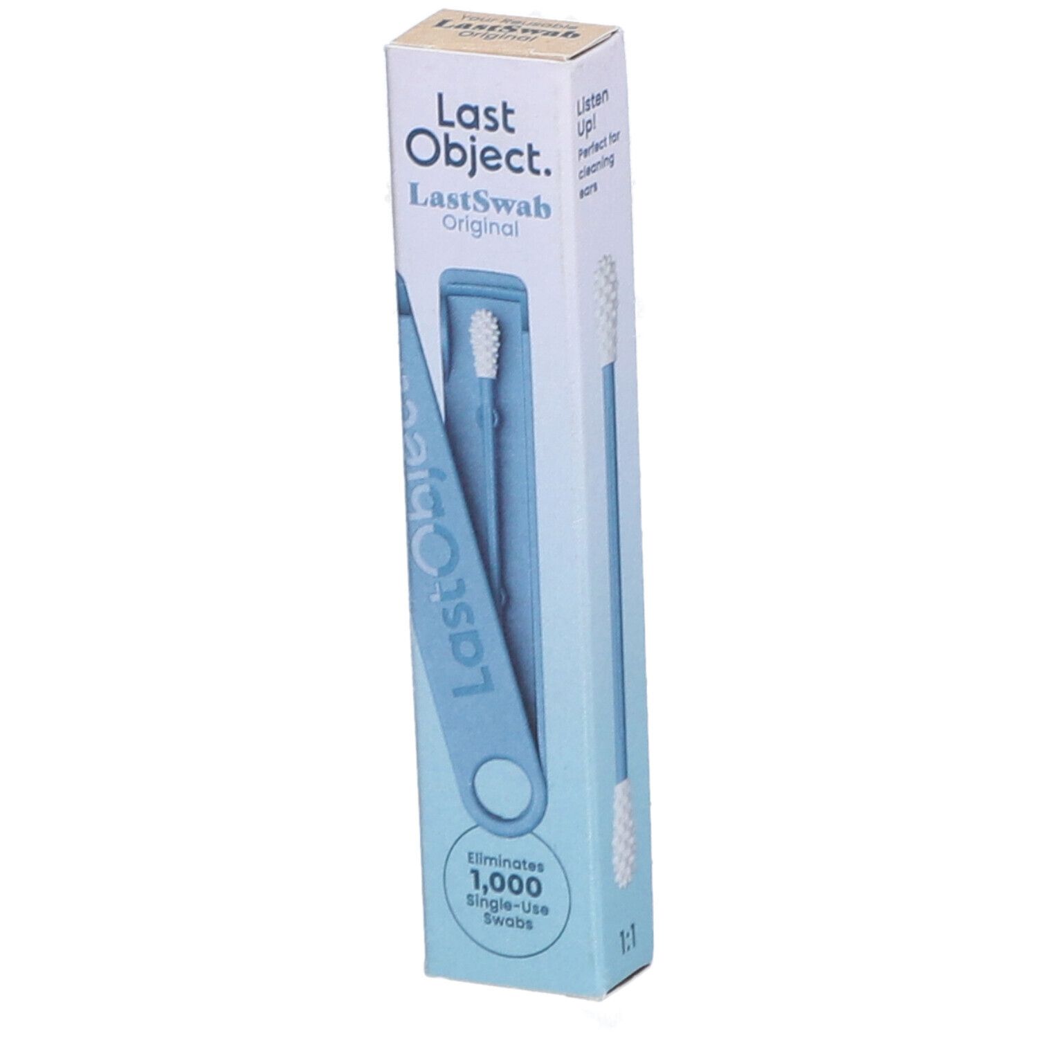 LastSwab Basic wiederverwendbares Ohrstäbchen, blau
