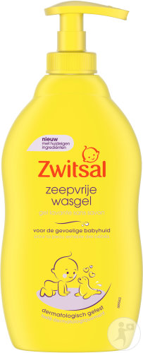 Zwitsal Gel Lavant Sans Savon Pour La Peau Sensible Des Bébés Flacon Pompe 400ml