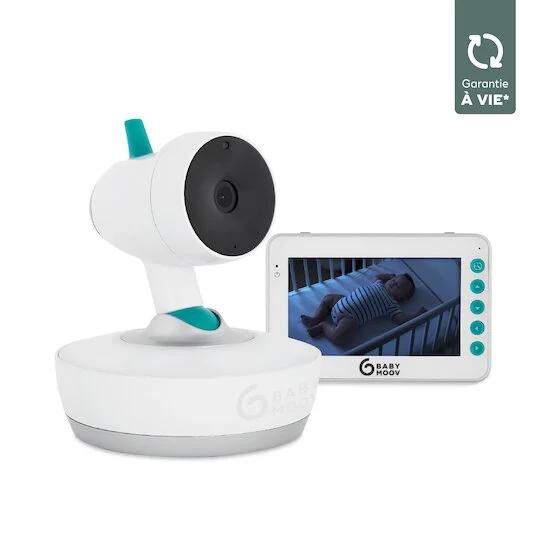 Babyphone vidéo motorisé 360° YOO Moov   de               Babymoov