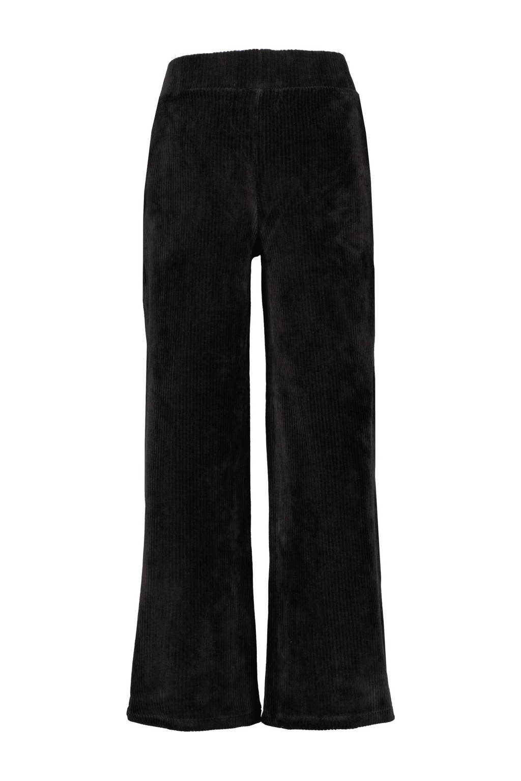 Raizzed wide leg broek Cara zwart