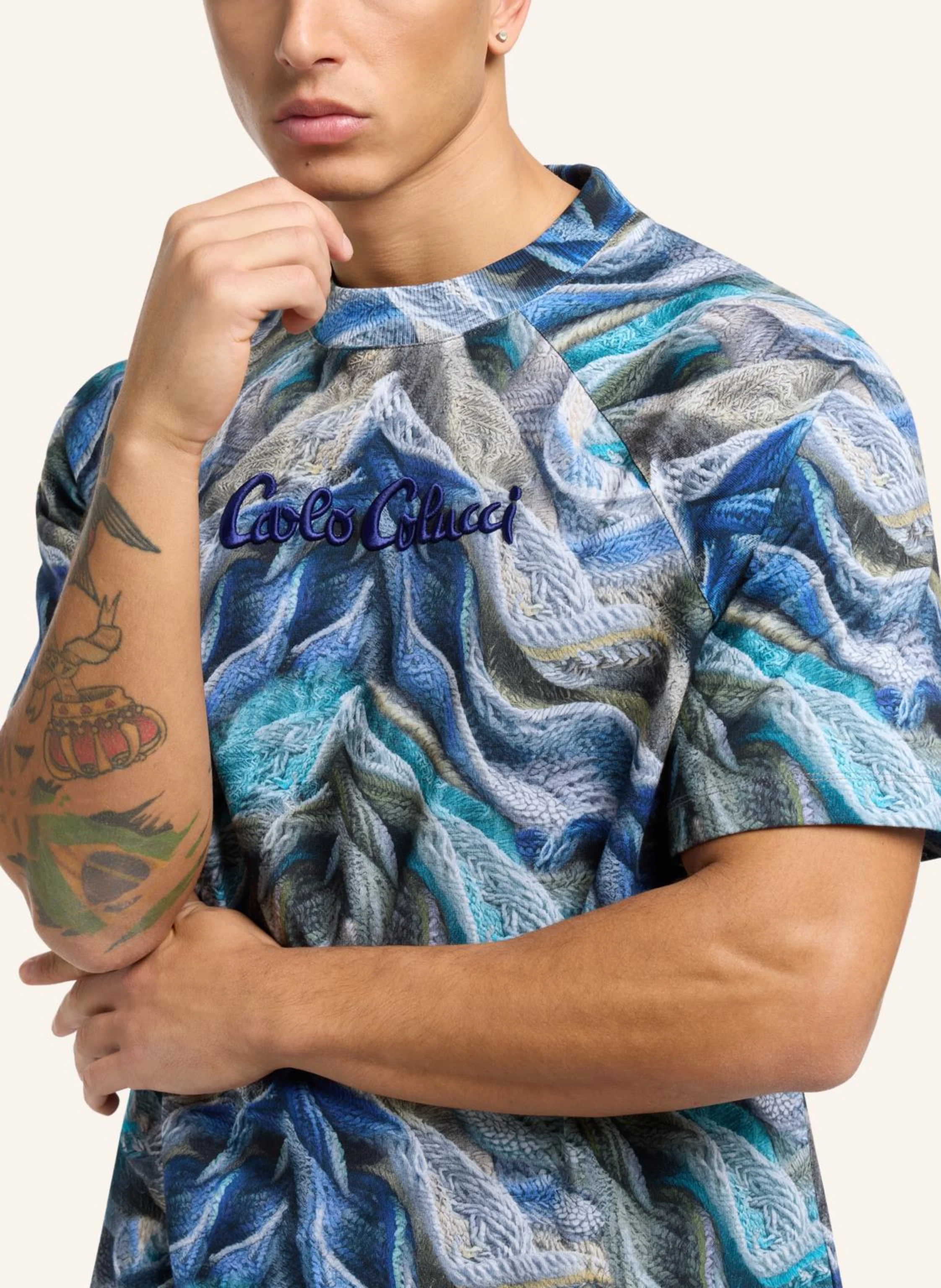 CARLO COLUCCI T-Shirt - Artificial Knit DORN