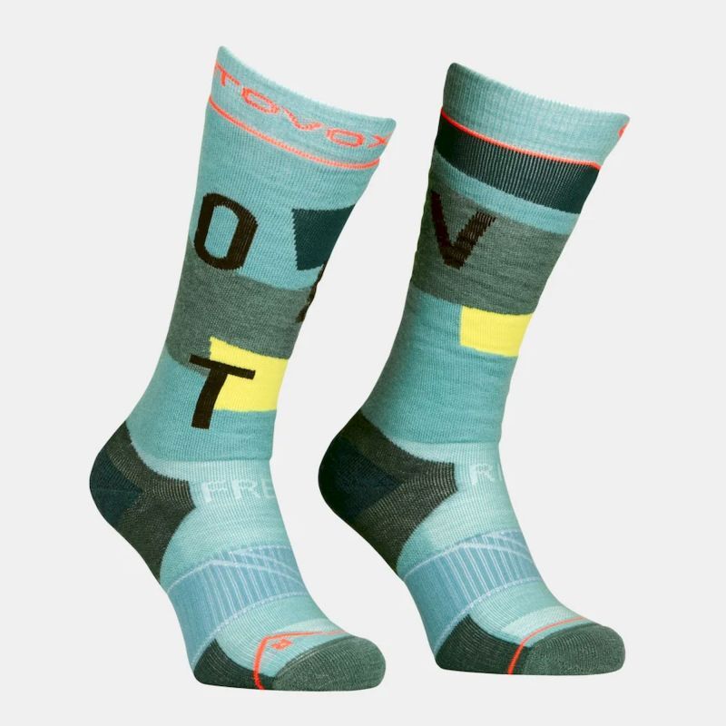 Freeride Long Socks Cozy - Chaussettes en laine mérinos femme
