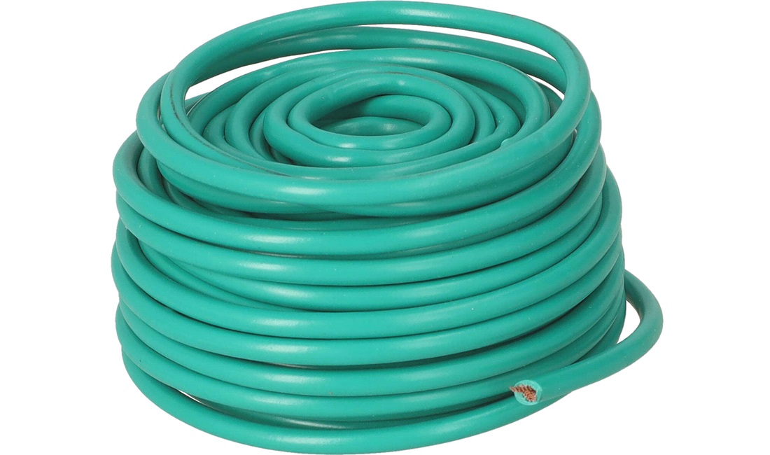 Kabel 2,5mm grønn 10m