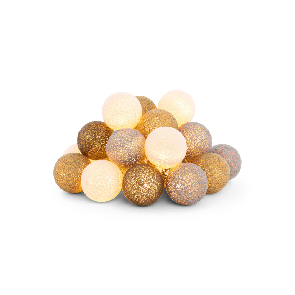 Cotton Ball Lights Outdoor starter kit lichtslinger - Caramelo