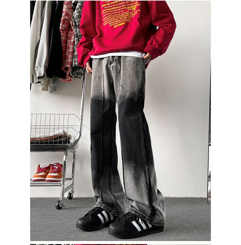 Filmas - Mid Rise Gradient Loose Fit Jeans