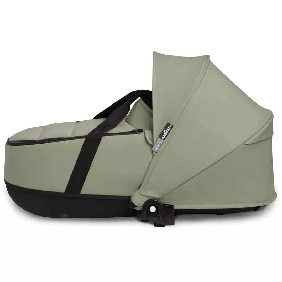 BABYZEN Kinderwagen YOYO2 0+  White mit Liegewanne Olive