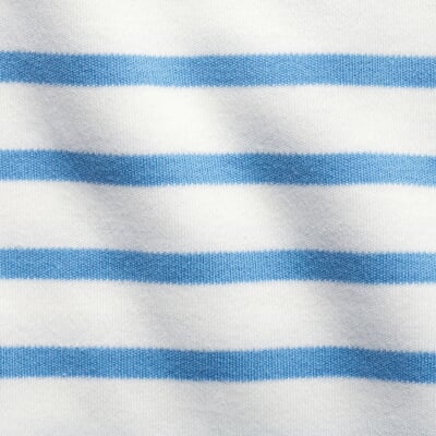 Damen-Matrosenshirt, Weiß-Hellblau