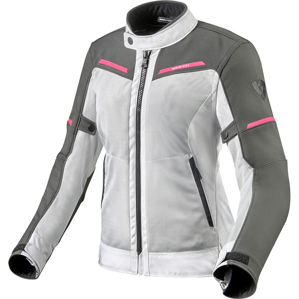 Rev'it - Blouson femme Airwave 3 Ladies Argent / Rose