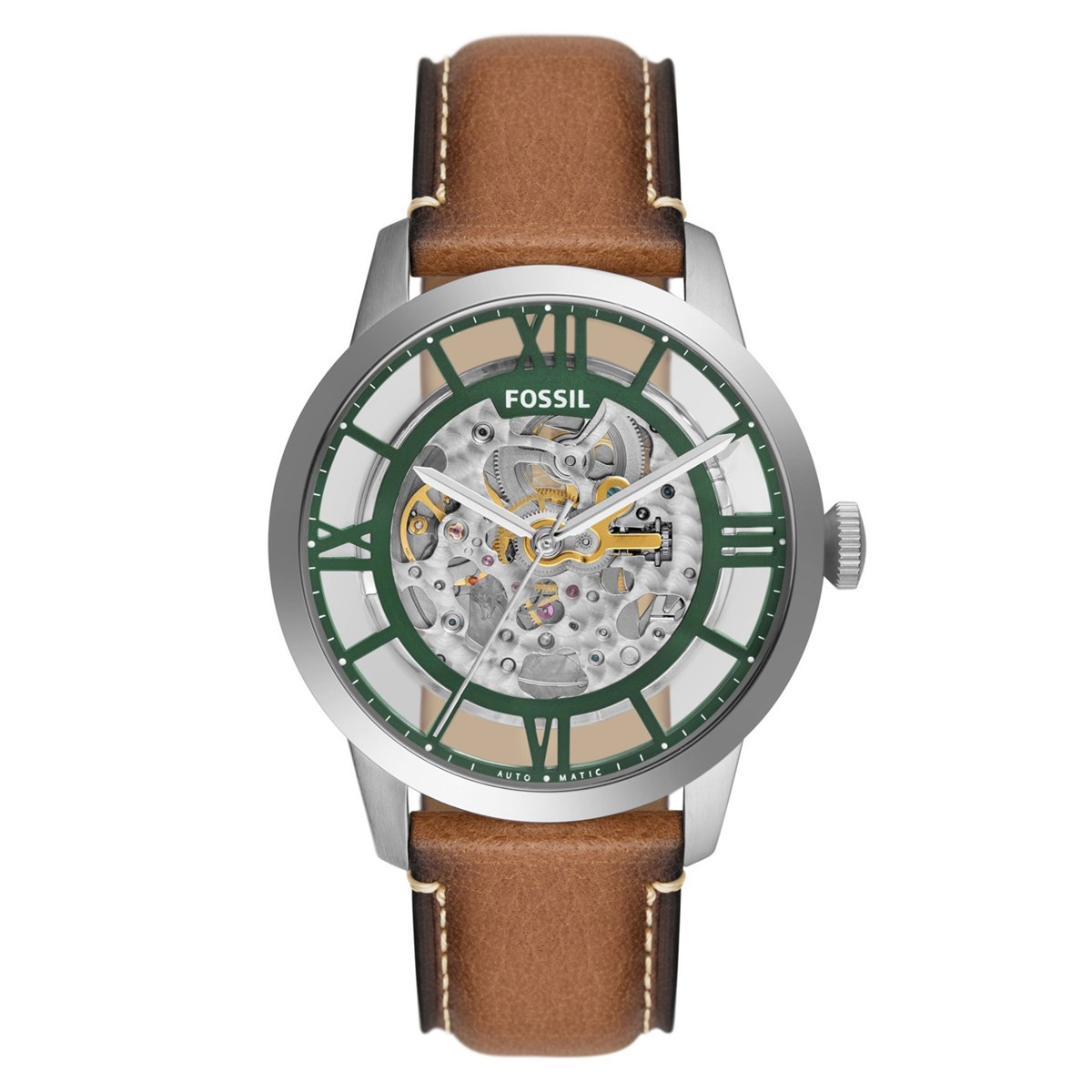 Montre Fossil Townsman automatiquecuir écoresponsable