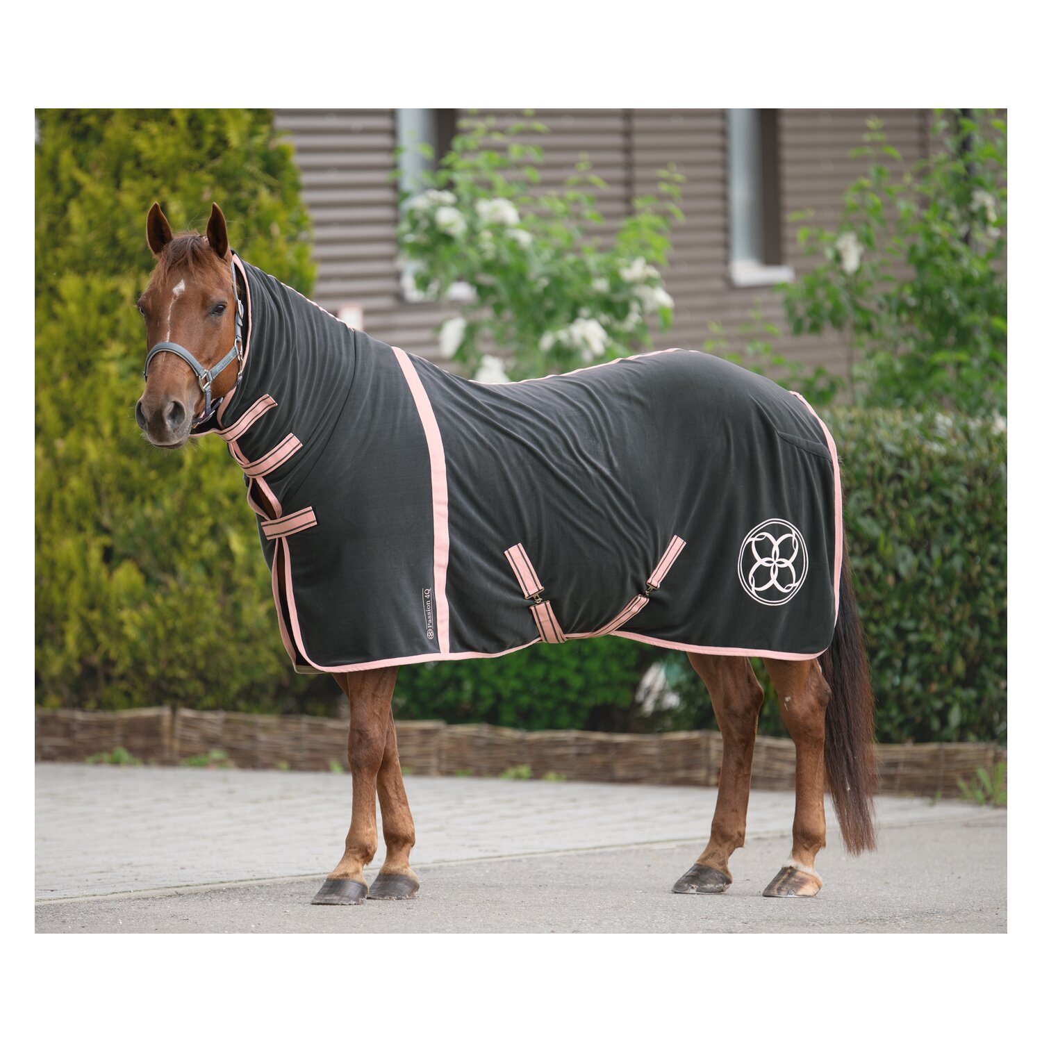 Passion 4Q Abschwitzdecke mit Halsteil  - dark smoke