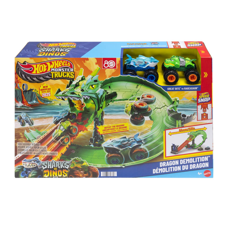 Hot Wheels Monster Trucks Dragon Demolition racebaan
