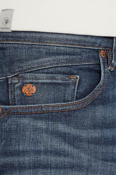 Cast Iron blauwe heren jeans