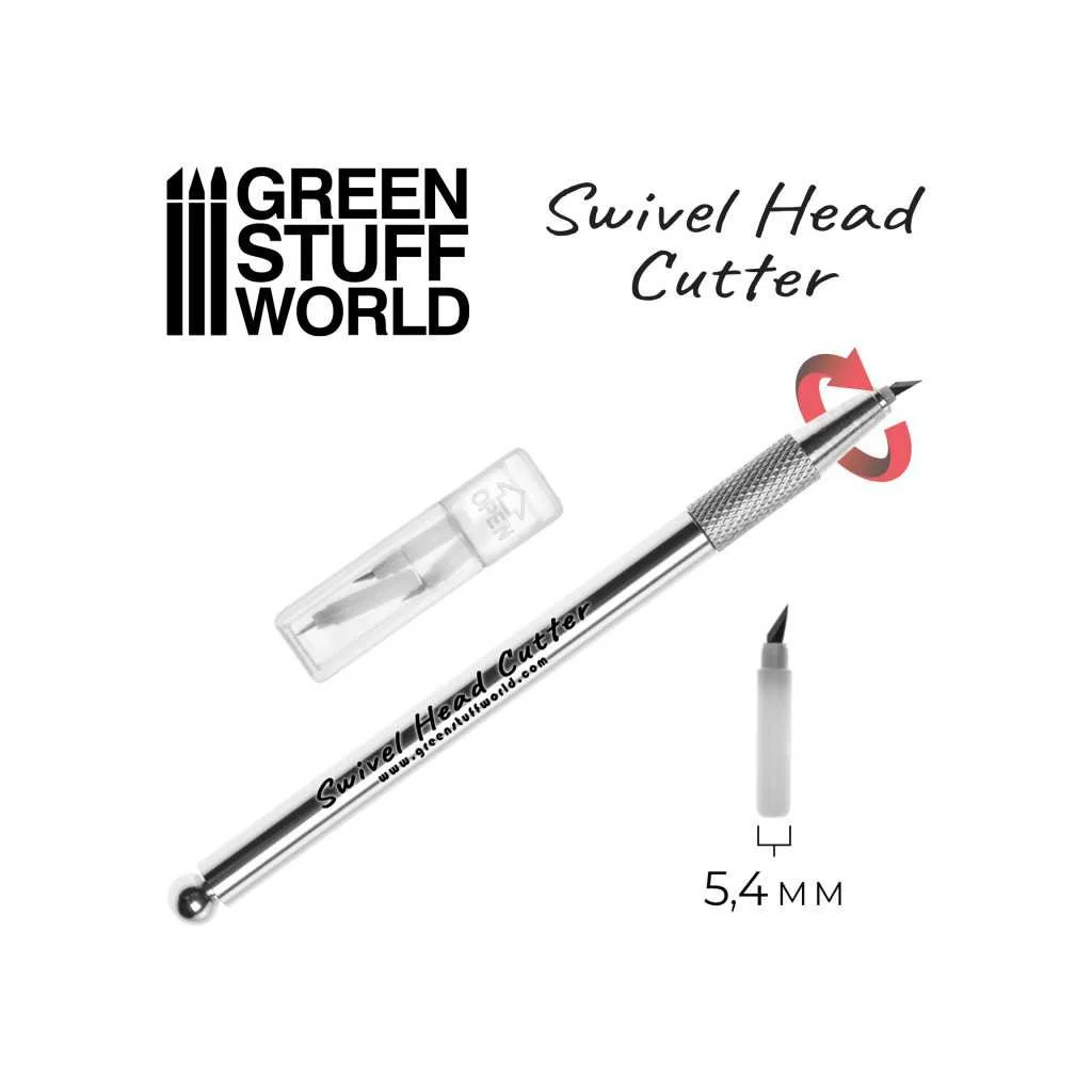 Green Stuff World - Couteau de Modélisme à Tête Pivotante