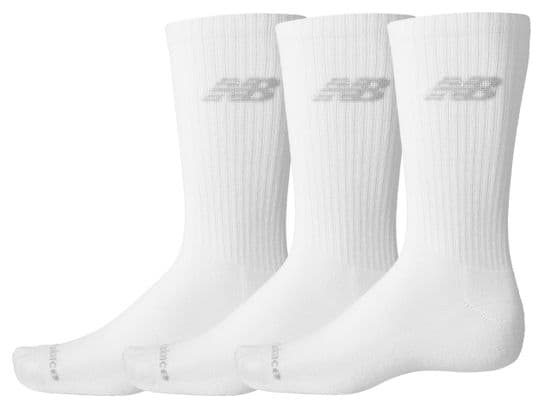 Chaussettes hautes (3 paires) New Balance Performance Basic Crew Blanc
