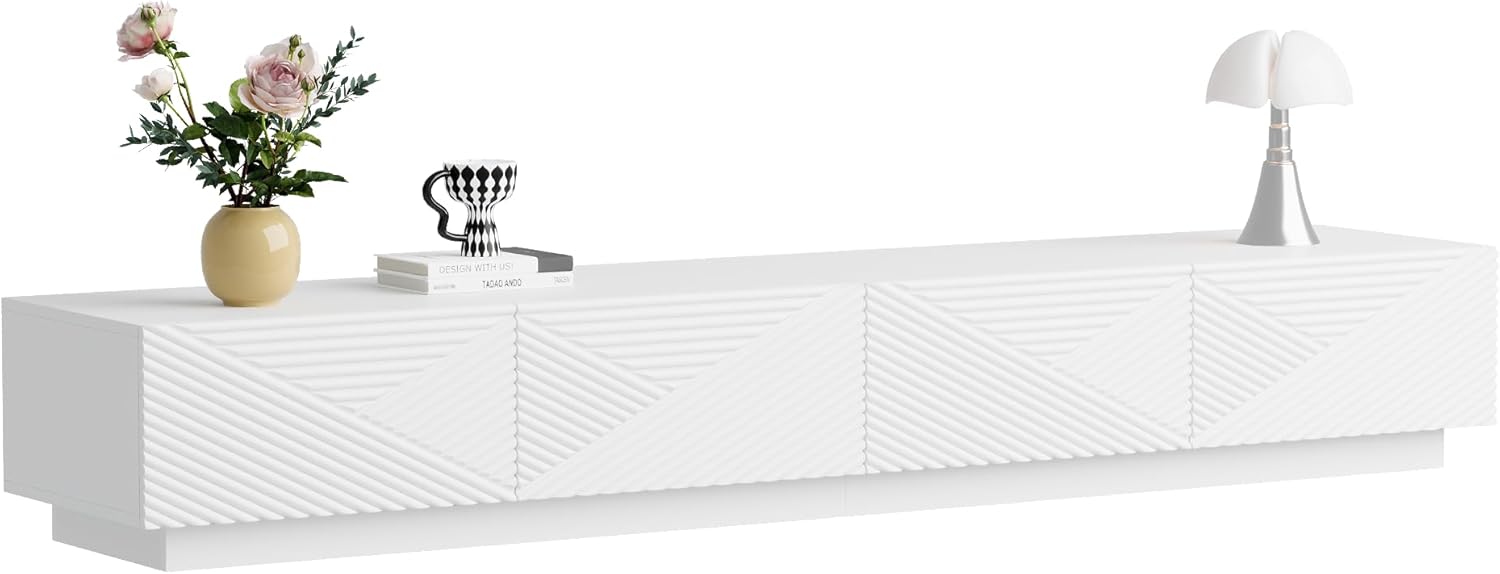TV-Lowboard 200 cm im Industrie-Design, Fernsehtisch mit 2 großen Schubladen, TV-Unterschrank für Wohnzimmer, TV-Board in Braun-Schwarz, Modernes TV-Regal aus MDF, 40 × 200 × 30,5 cm