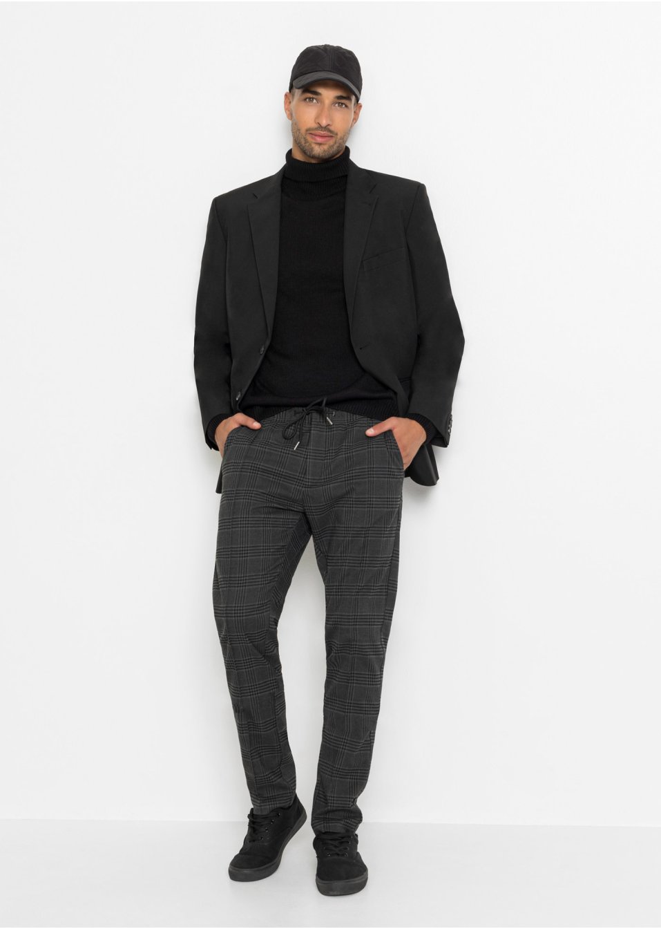 Pantalon chino taille extensible Regular Fit, Straight