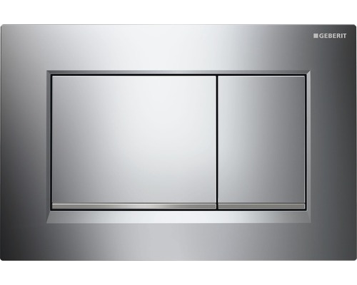 GEBERIT Sigma 30 bedieningsplaat, verchroomd, gepolijst / verchroomde drukknop / matte sierlijst 115.883.KH.1