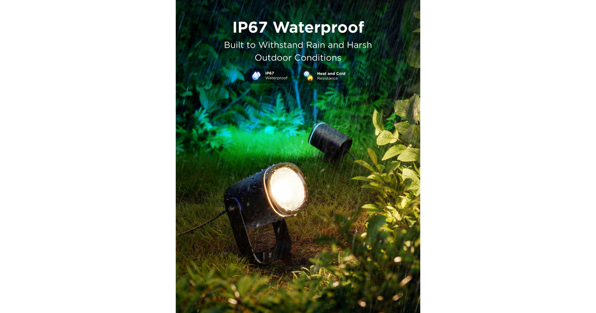 GoveeOutdoor Spotlights 2 - 2-pack verlichting  (Zwart)