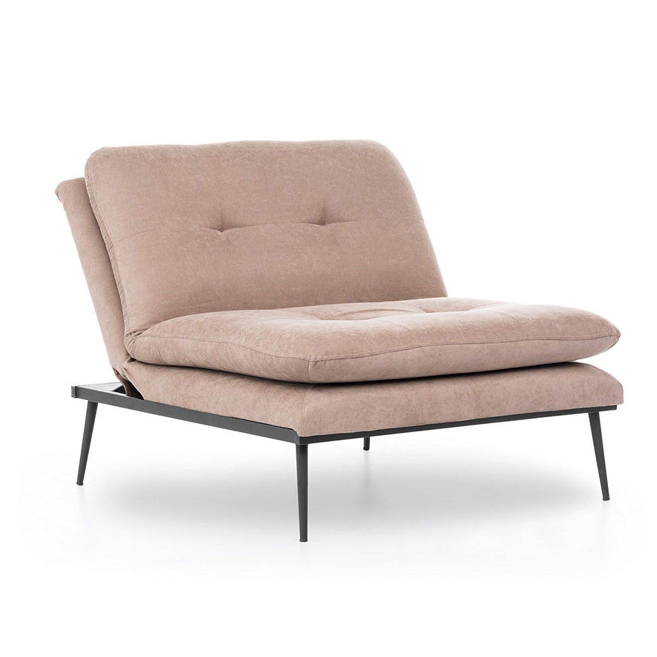 Homitis Fauteuil convertible Martin beige - 90x95x90 cm