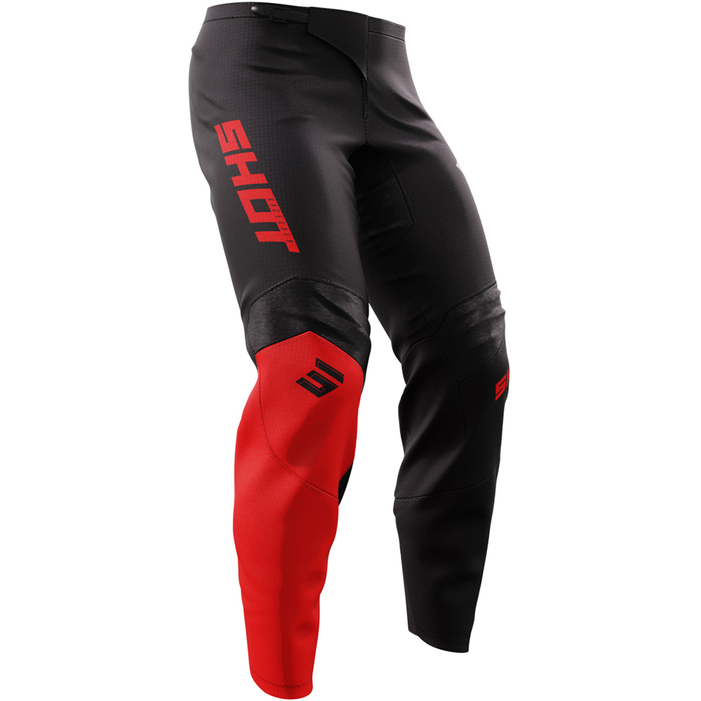 Shot - Pantalon Draw Squad Noir / Rouge