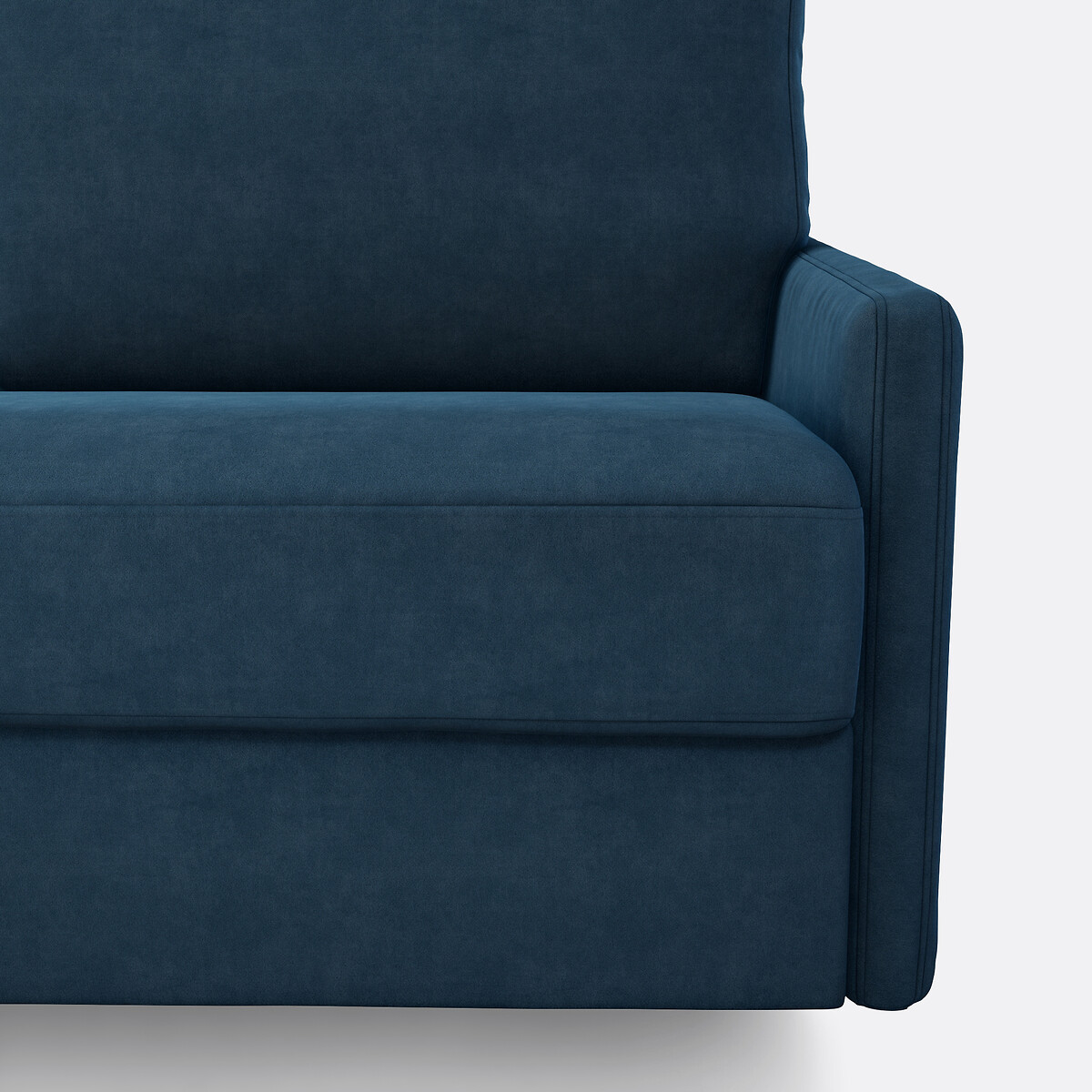 LA REDOUTE INTERIEURS<br>Sofá-cama de canto em veludo, espuma Marta