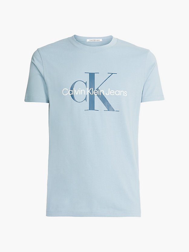 Camiseta slim fit com monograma