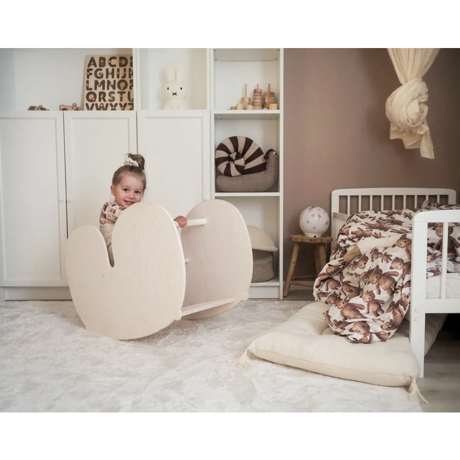 Fitwood NUPPU Schaukelpferd Birke