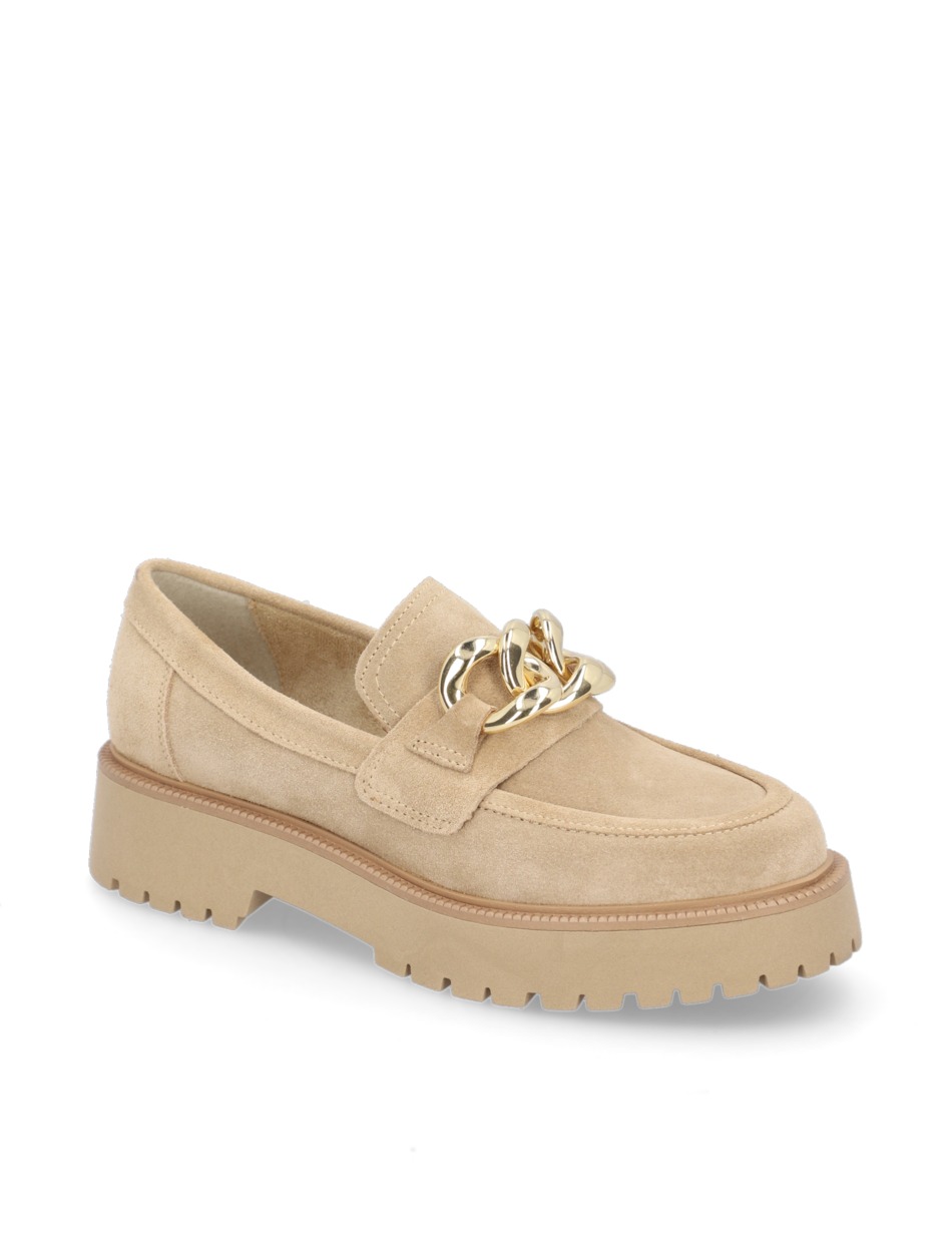 Veloursleder Slipper klassisch