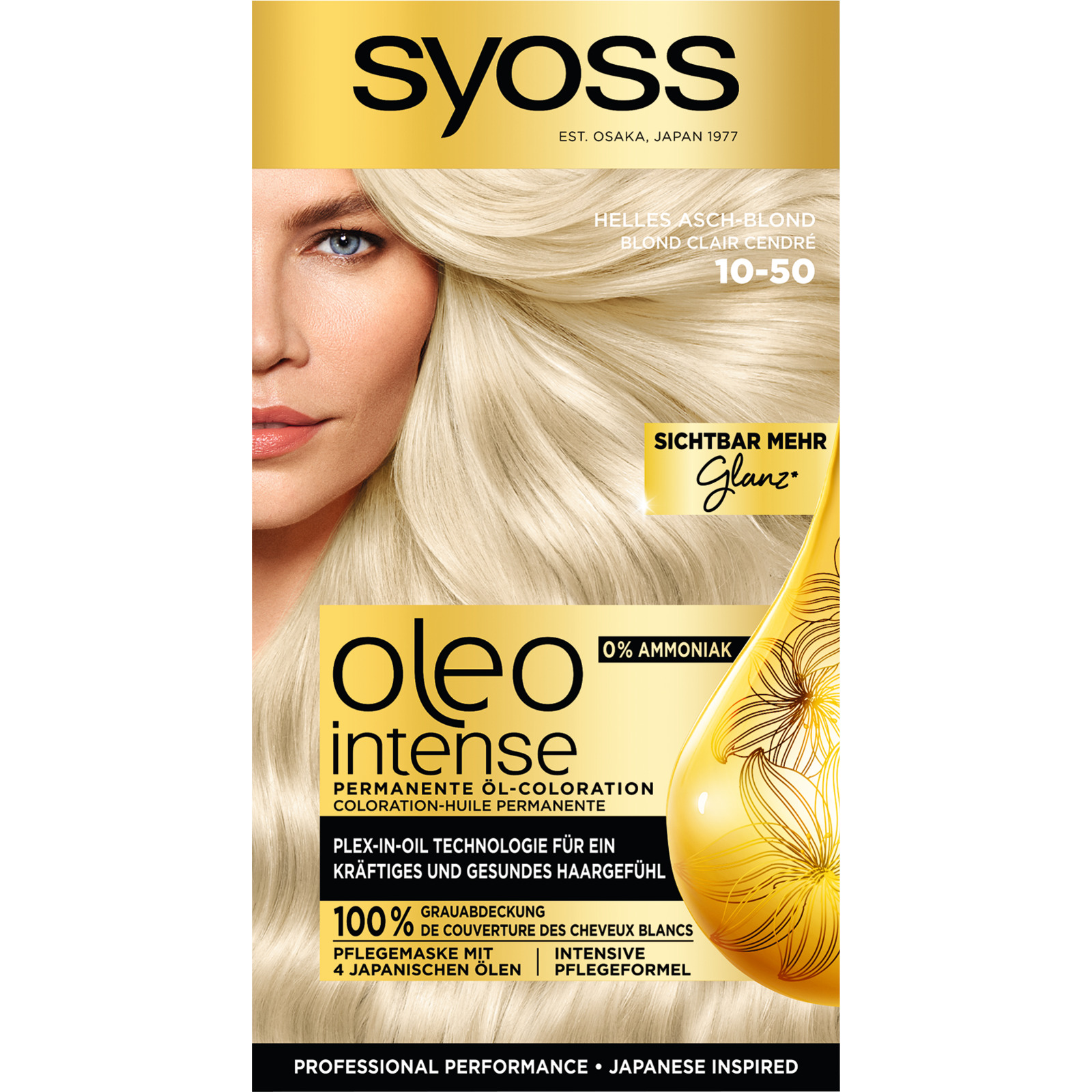 Syoss Oleo Intense 10-50 Asch-Blond