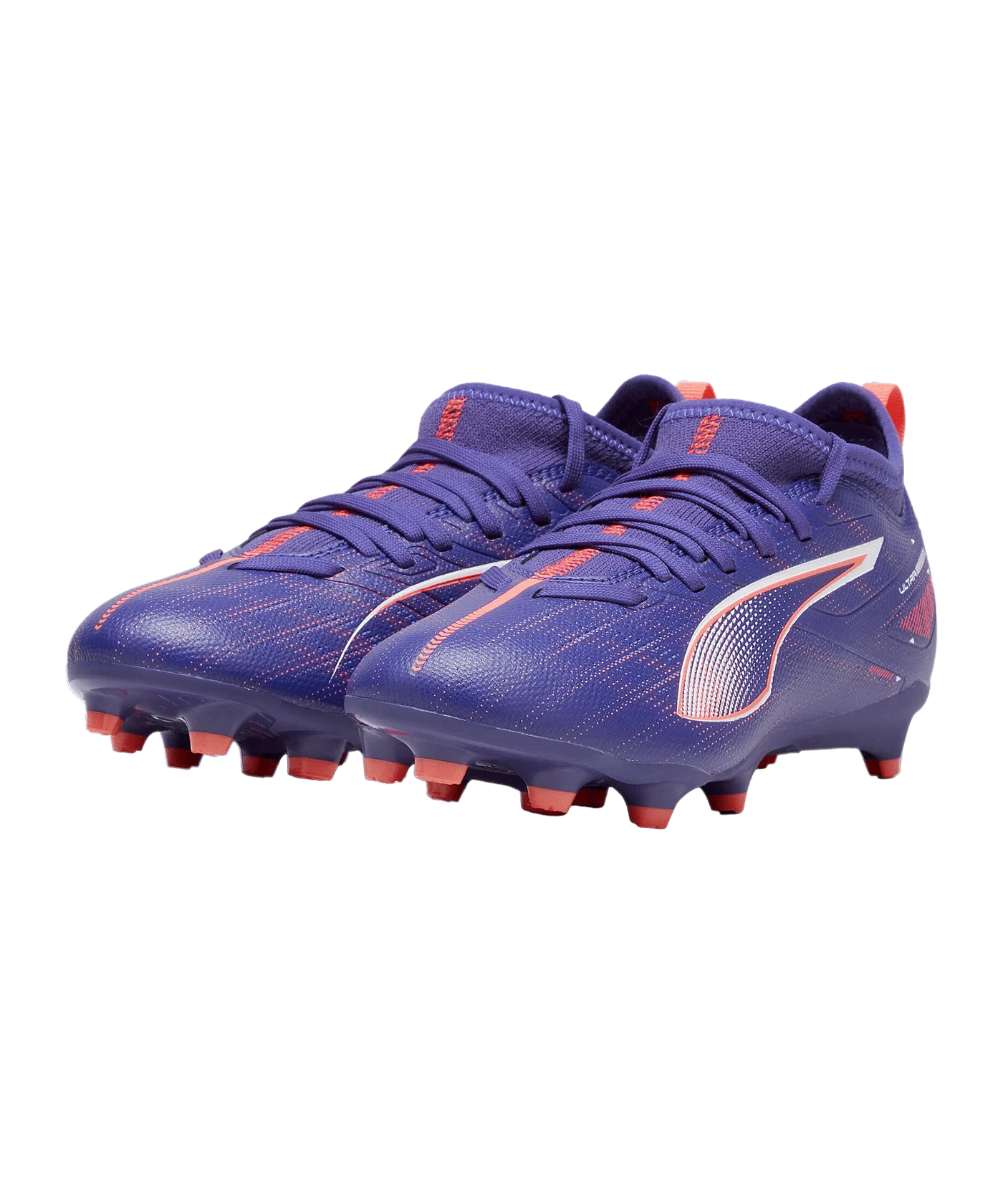 PUMA ULTRA 5 Match FG/AG Formula Jr Kids Lila Weiss F01