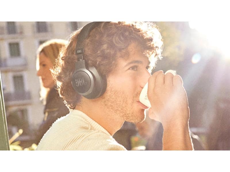 JBL Wireless Over-Ear-Kopfhörer LIVE 660NC Schwarz Kabelloser Over-Ear-Kopfhörer Mit Noise-Cancelling