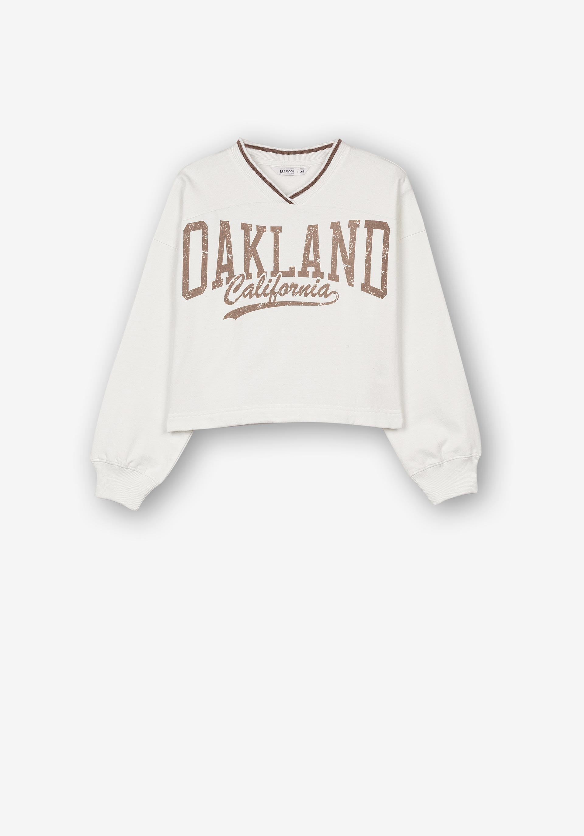 Sweatshirt com Estampado Frontal