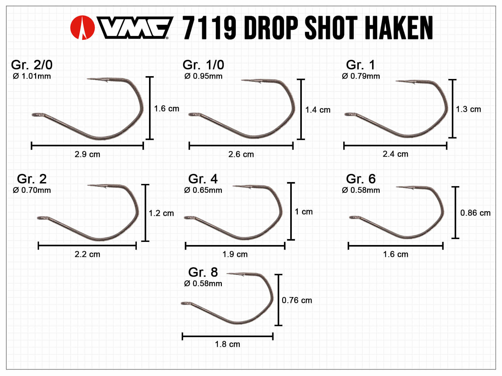 VMC Spark Point Drop Shot - Gr. 2