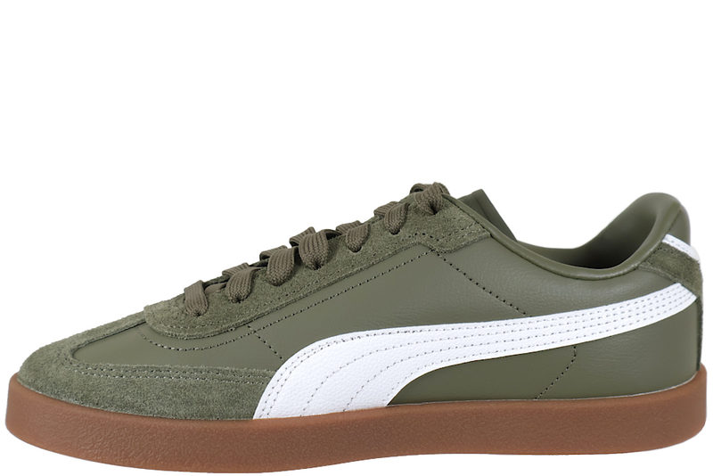PUMA CLUB II ERA SNEAKERS I ARMYGRØNT SKIND